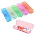 Elife Pack of 5 Large Size Toothbrush Tooth Paste Holder Case for Travel Use