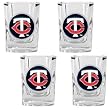 Minnesota Twins 4pc Square Shot Glass Set MLB Baseball