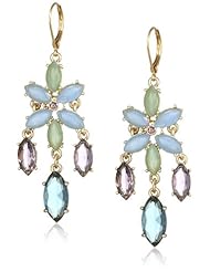 Carolee "California Girls" Floral Chandelier Earrings