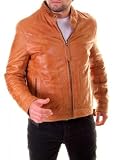 Redskins - Veste Homme Cuir - Laurel Agneau Cognac