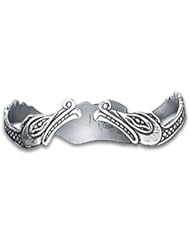 Sterling Silver Sisiutl Northwest Coast Native American Bracelet. Made in USA.