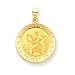18k Saint Christopher Medal Pendant