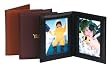 Genuine Leather Double 5 X 7 Picture Frame