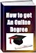 How To Get An Online Degree