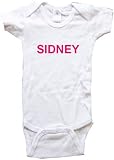 SIDNEY - Name Series - White, Blue or Pink Onesie / Baby T-shirt