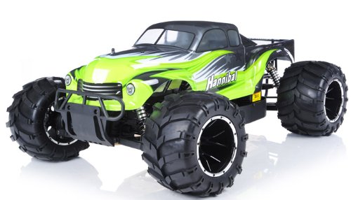 remote control radio control rc 15th Giant Scale Exceed RC Hannibal 30cc Gas-Engine Remote Controlled Off-Road RC Monster Truck w 24Ghz TX 100% RTR and Fail Safe