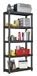 Gracious Living 91001-1C Five Shelf Storage System Medium Duty Vented Shelf Design