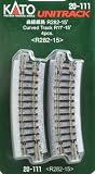 Kato N Scale Unitrack 11 Radius Curve Track 15-Degree (4 Pieces)