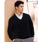 Port Authority Signature Men's Big Fine-Gauge V-Neck Sweater. SW275