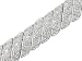 PLATINUM OVER STERLING SILVER DIAMOND ACCENT BRACELET