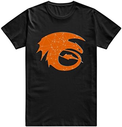 Drong Men's How To Train Your Dragon Night Fury's Silhouette Tee