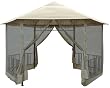 DC America GO31805BL-BB Hexagon Gazebo with Insect Screen