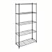 Whitmor 6070-267 Supreme 5-Tier Shelving Unit, Black