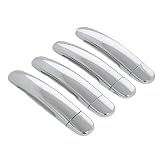 Mirror Chrome Side Door Handle Covers Trims for Volkswagen VW 10-12 Polo 09-11 Tiguan... 
