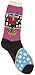 Laurel Burch Women's Single Pack Cat Design Crew Socks, Celestial Cat, 9-11