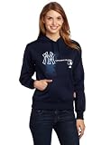 MLB Women's New York Yankees Authentic Collection Change Up Hooded Perfect Fleece Pullover (Pro Navy, Medium)