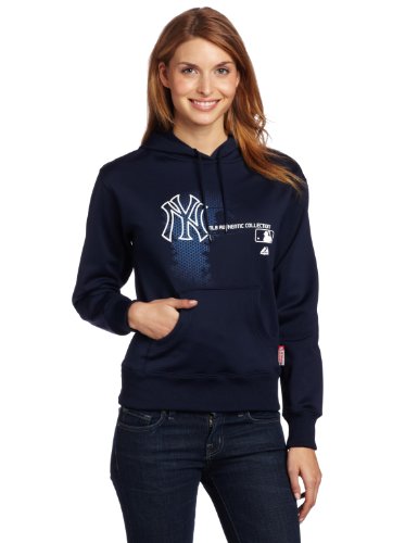 MLB New York Yankees Authentic Collection Change Up Hooded Perfect Fleece Pullover Women's
