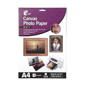 Canvas Photo paper 2 Sheets x A4