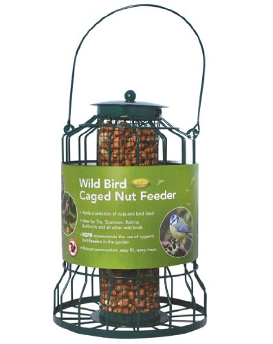 SQUIRREL PROOF HANGING CAGED BIRD NUT FEEDER GUARD NEW