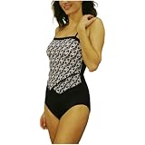 It Figures Women's Links Double V Tank One Piece
