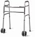 Deluxe Bariatric Walker, Extra-Wide Two-Button Walker With Dual 5