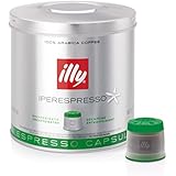 illy iperEspresso Capsules Decaf Coffee, 5-Ounce, 21-Count Capsules