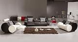 3PC NEW MODERN RECLINER W/ CUP HOLDER LEATHER SOFA SET- V-3088