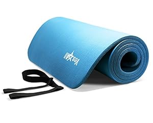 BLUE NPR Yoga Mat 72x24x1/2