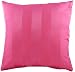 Evans Lichfield Jazz Plain Stripe Cushion Knife Edge, Pink (Filled Cushion), 17 x 17 Inch