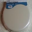 GINSEY CLASSIQUE STANDARD ROUND CUSHION SOFT PADDED TOILET SEAT - BONE CHAMPAGNE