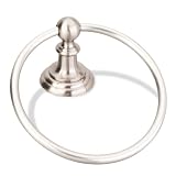 Elements   BHE5-06SN Conventional Towel Ring, Satin Nickel