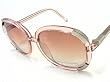 CHLOE 2119 CL2119 Transparent Pink C12 Sunglasses Gradient Brown Lens Size: 135