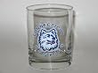 CONNECTICUT UCONN HUSKIES 3 1/4" wide and 4 1/4" tall (14 ounce) Logo Executive DRINK GLASS