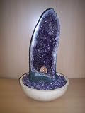 Aqua Amethyst Geode With Light.