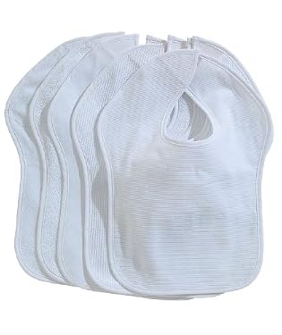 Textured toddler bibs - 5pk
