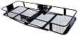 Curt Manufacturing 18131 2 Piece Basket Cargo Carrier, Folding Shank