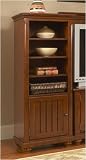 Chesapeake Media Tower- Stand & Back Sold Separate (Cherry) (60 H x 24 W x 18 D)