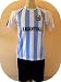 ARGENTINA SOCCER JERSEY KIDS SETS: SIZES: 4-6-8-10-12 & 14 PIECE PRICED