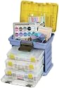 Creative Options Grab & Go System 1363-80 with 2 Deep #2-3630's and 1#2-3650 Periwinkle/Lime/Chocolate 13.375"L x 10"W x 14"H