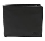 Hugo Boss Black Leather Wallet and Keychain Gift Set 48325-BK