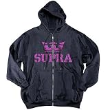 Supra Mens Sweatshirt Desert Zip Black