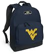 WVU Backpack Navy Blue West Virginia University for Travel or School Bags - Best Unique Gifts For Boys, Girls, Adults, College Students, Men or Ladies