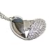 4GB Crystal Heart USB Jewelry Drive with Case 4GB Crystal Heart USB Jewelry Drive with Case