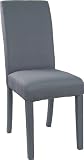 Grey Fabric Upholstered Parsons Chair [BT-350-4105-GG]