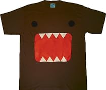 Domo-kun Domo Big Face Brown T-Shirt Tee