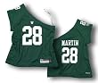 New York Jets Curtis Martin #28 Womens NFL One Shoulder Jersey, Green