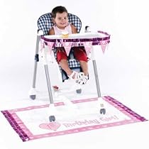 Girl's 1st Birthday High Chair Decoration Kit 2pc