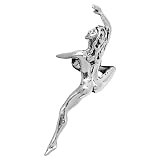 Sterling Silver Left Pierceless Climbing Woman Ear Cuff