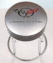 Corvette Garage Counter Stool with C5 Emblem