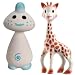 Vullie Sophie Giraffe and Chan Blue - Natural Rubber and Food Paint Details Set of 2
